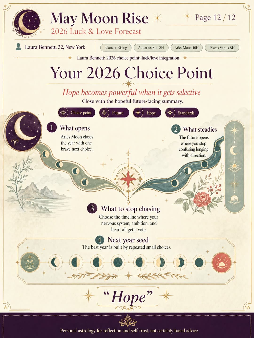 2026 Luck & Love Forecast sample report page 12